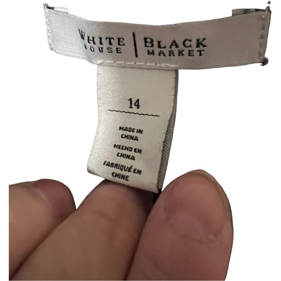 A pair of black pants by White House Black Market in size 14 - Picture 5 of 7